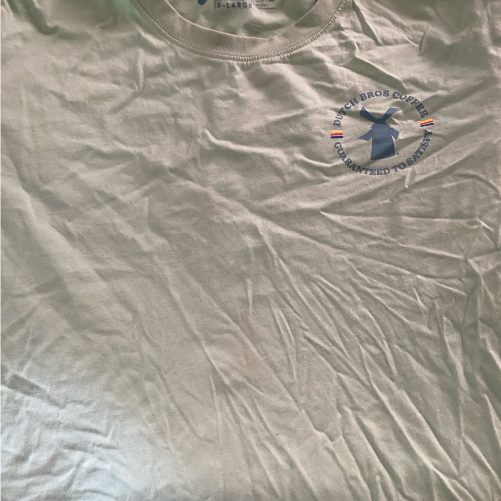 Limited edition teal Dutch bros tee